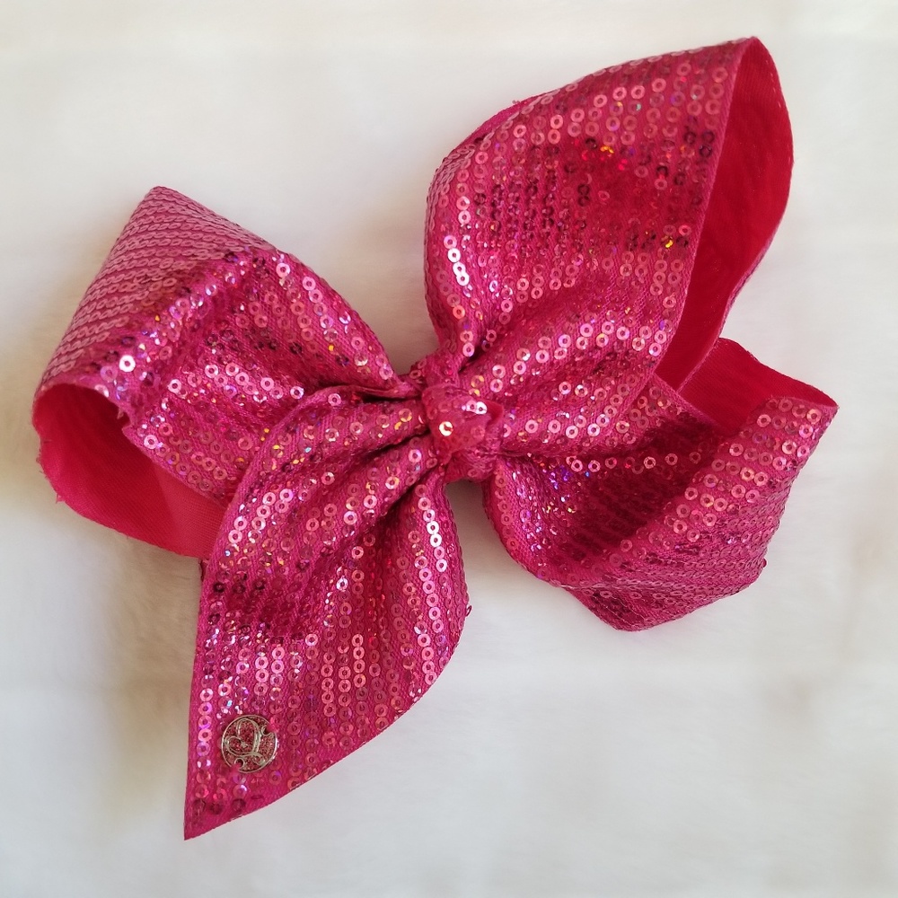 Jojo Siwa Pink Sequins Bow